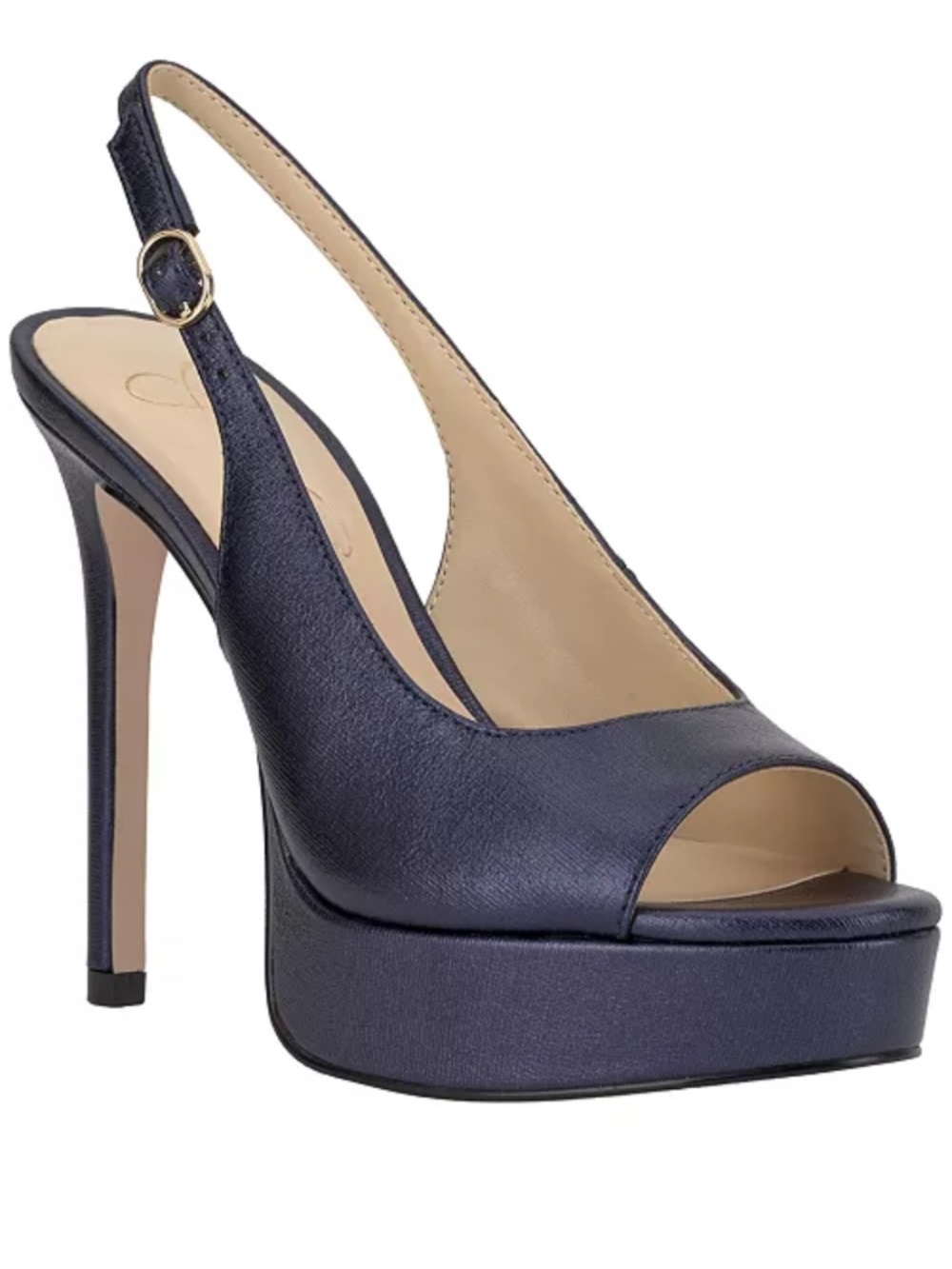 BLUE INDIGO Sibilla Platform Stiletto Pumps